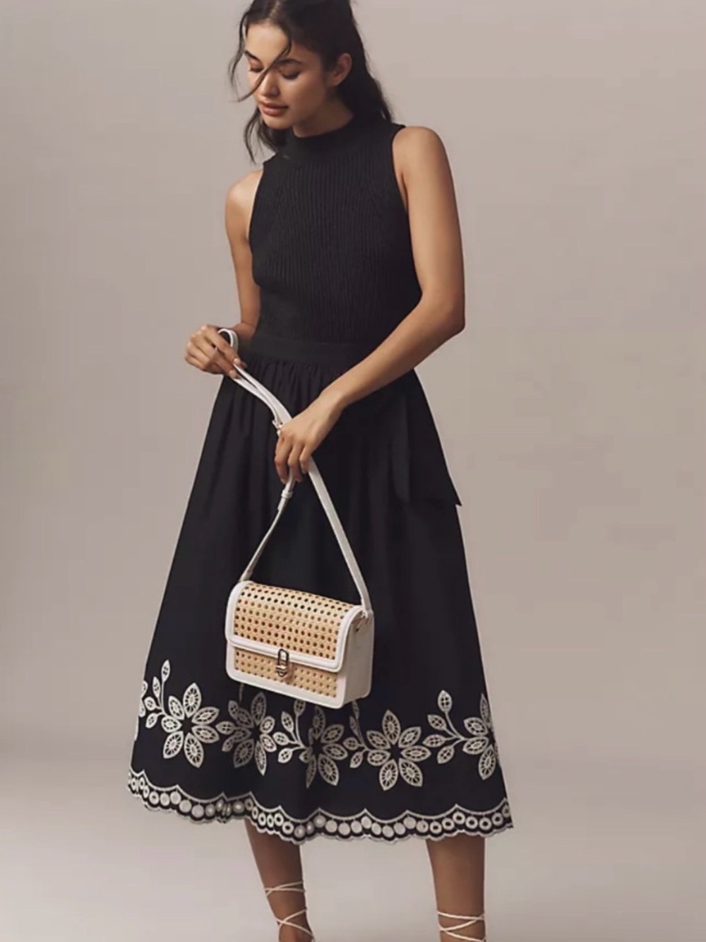 En Saison Isidore black sleeveless dress